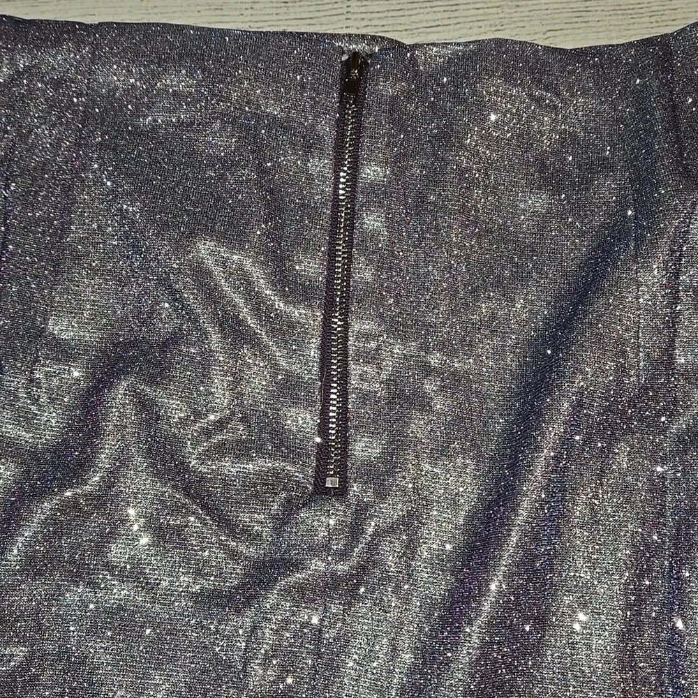 Lulus Faux Wrap Shimmer Midi Skirt Purple Sizes S and L NWT
